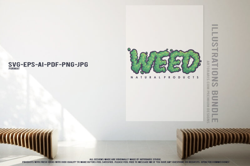 Weed Lettering Visual Collection