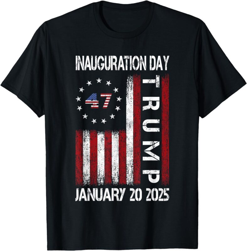 President Donald Trump Inauguration Day 2025 Memorabilia Fla T-Shirt