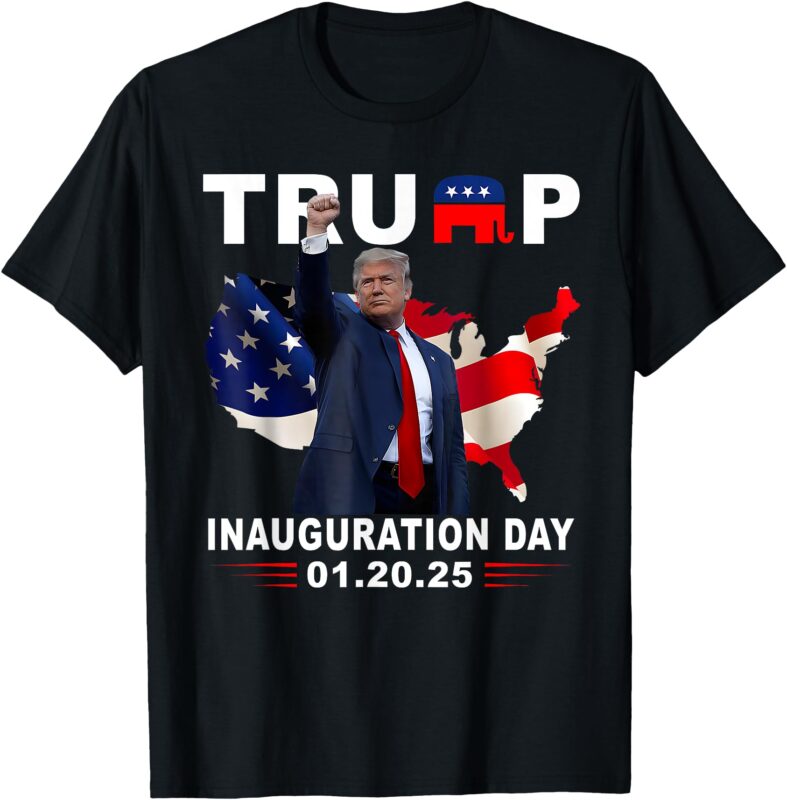 President Donald Trump Inauguration Day 2025 Memorabilia T-Shirt