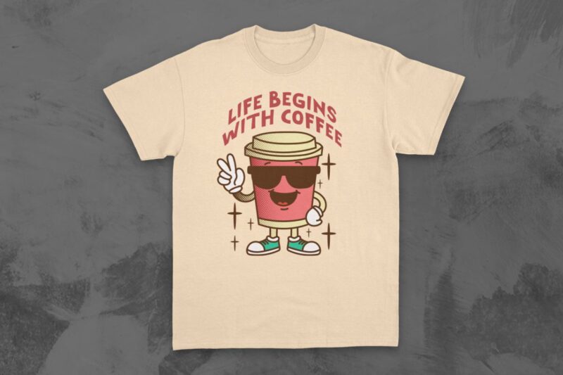 RUBBERHOSE COFFEE T-SHIRT DESIGNS BUNDLE Vol.2