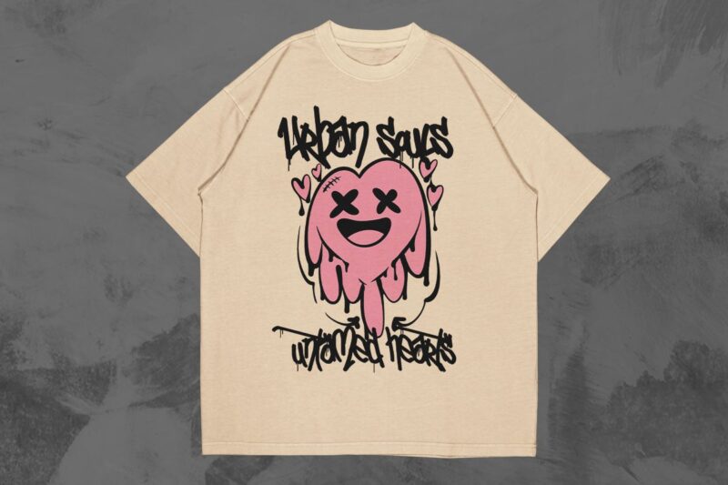 URBAN GRAFFITI T-SHIRT DESIGNS BUNDLE