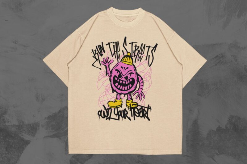 URBAN GRAFFITI T-SHIRT DESIGNS BUNDLE