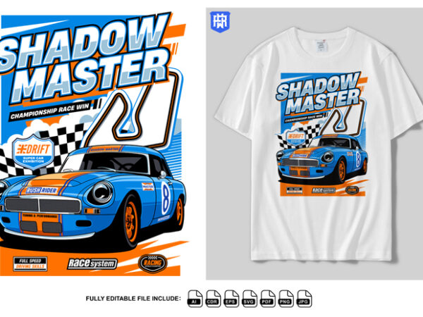 Aero ace racing team t shirt vector