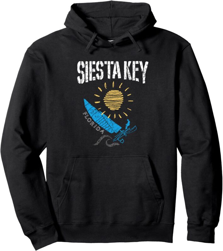 Siesta Key Florida Souvenir Sailing Catamaran FL Pullover Hoodie