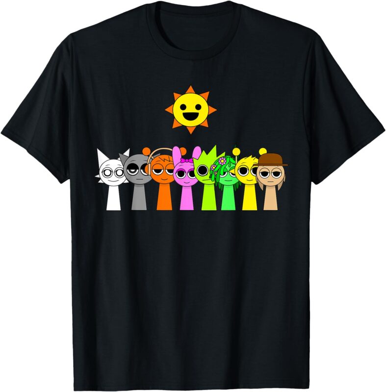 Sprunki 2025 mr Sun Boys Girls Sprunki T-Shirt