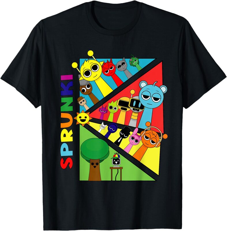 Sprunki Beats All My Sprunki Toys Boys Girls Kids T-Shirt