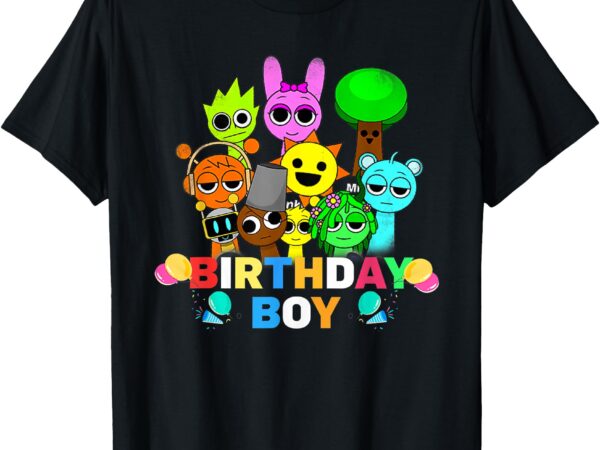 Sprunki birthday _ it’s my birthday boy sprunki birthday t-shirt