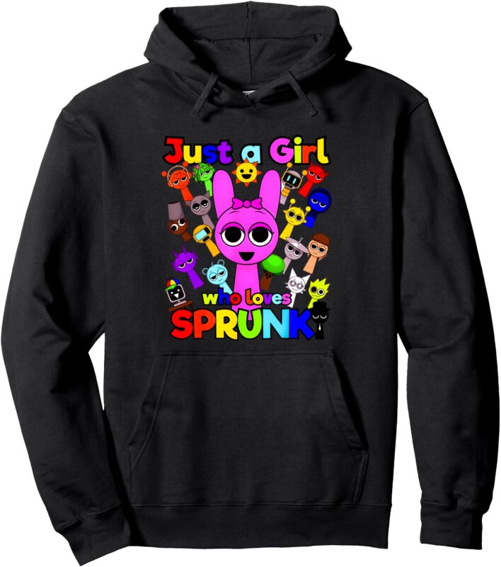 Sprunki boys Oren Just a boy who loves Sprunki Pullover Hoodie
