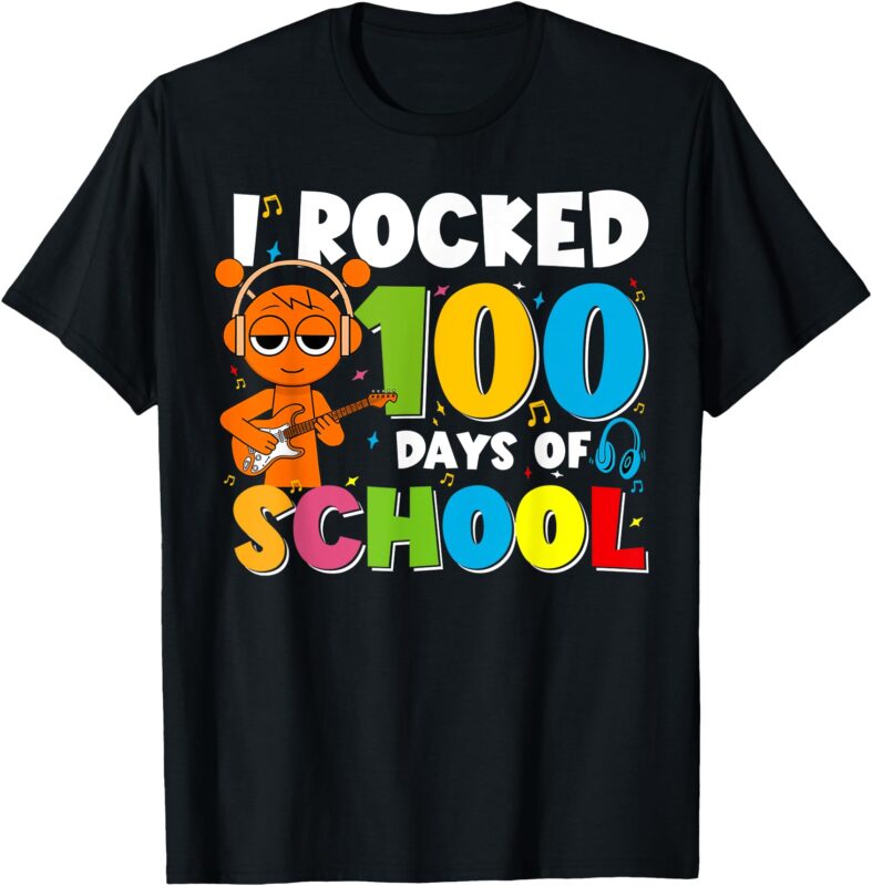 Sprunki kids School _ I rocked 100 Days of School Sprunki T-Shirt