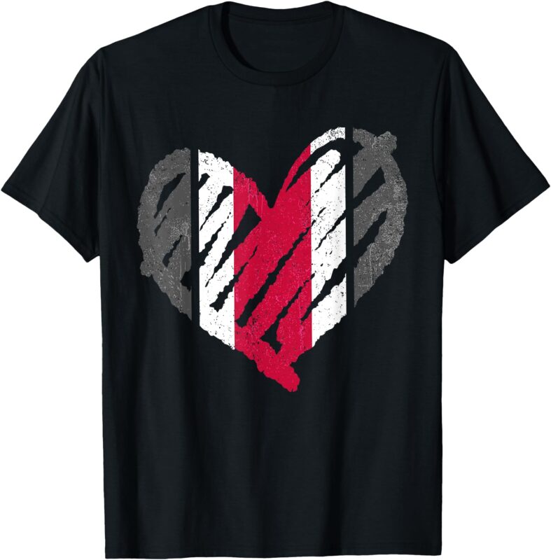 State of Ohio Distressed Graphic Design T-Shirt
