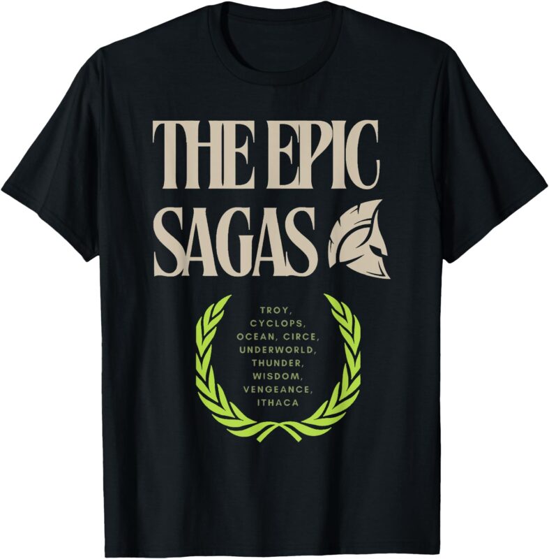 The Epic Sagas Gift Odysseus Musical T-Shirt
