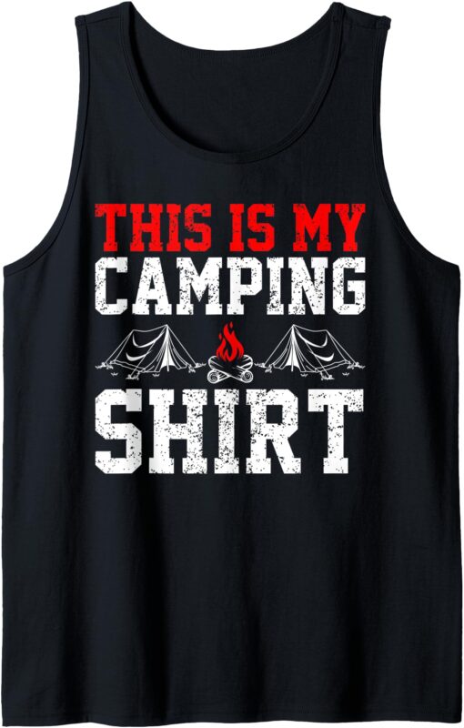 This Is My Camping Perfect Family Gift Camp Tank Top