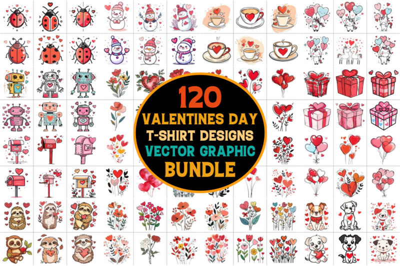 Valentines Day Vector Graphic Bundle