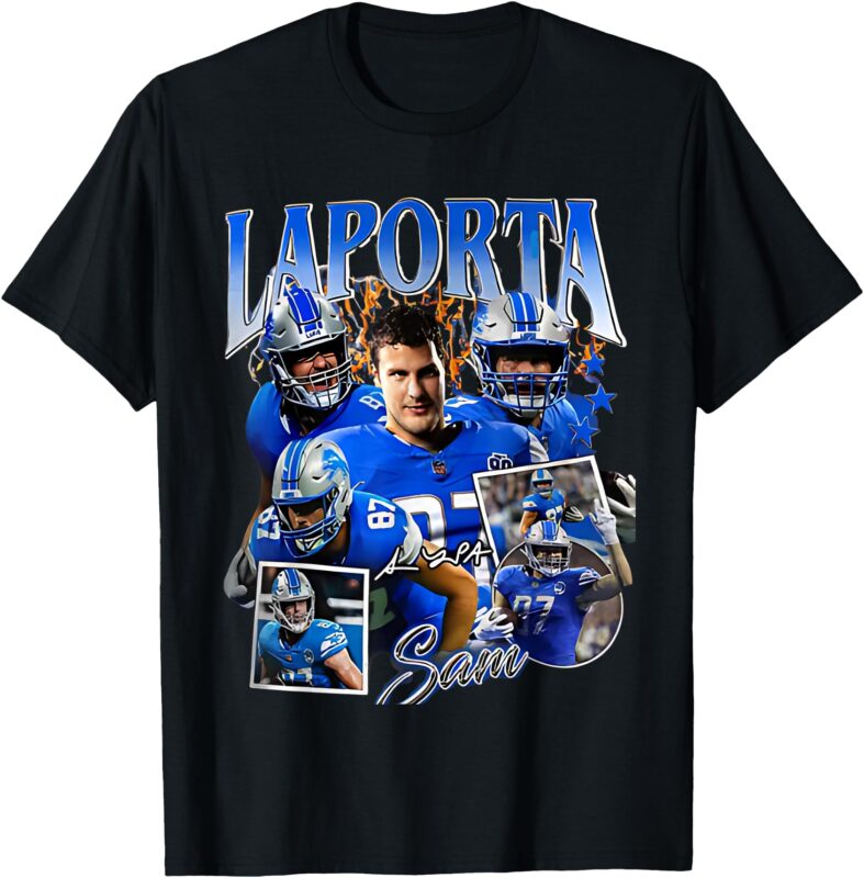 Vintage Laporta Tee Graphic Sam 90’s Style T-Shirt