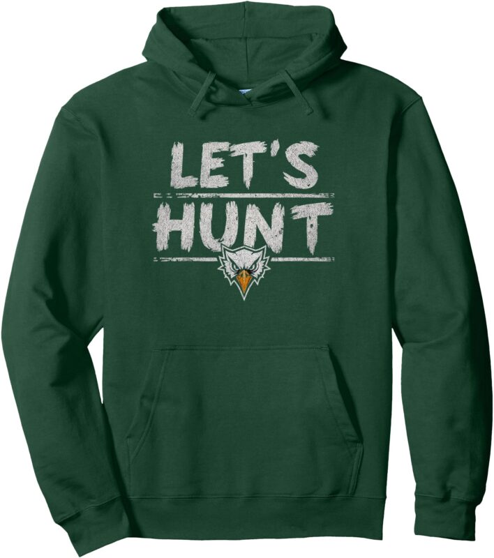 Vintage Let’s Hunt Eagles Saying Design Pullover Hoodie