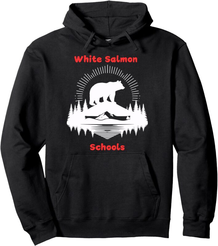 White Salmon Schools Bear Pullover Hoodie