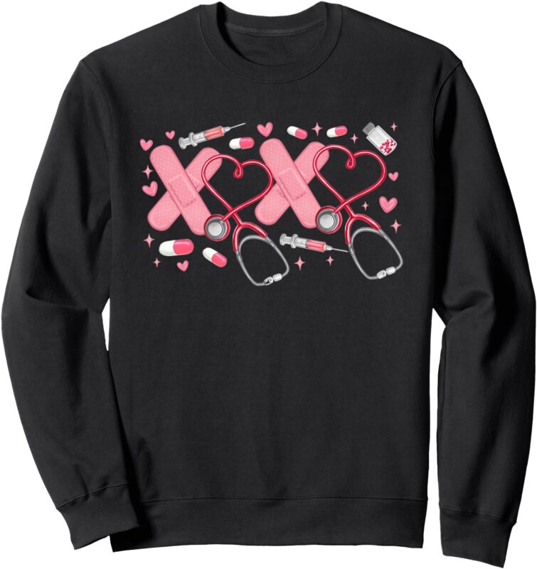 XOXO Nurse Valentine’s Day Nursing Student Medical Assistant Sweatshirt