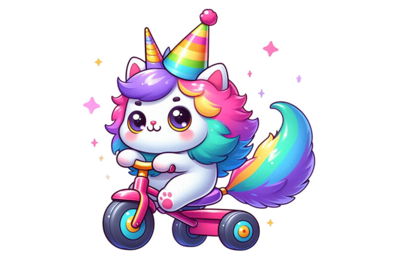 Trendy Colourful Puppy Unicorn Graphics t-shirt design png & jpeg designs – download instantly Retro Vintage T-shirt