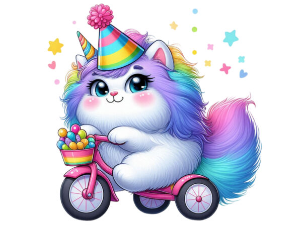 Retro colourful puppy dog unicorn graphics t-shirt design Retro colourful puppy dog unicorn graphics t-shirt design