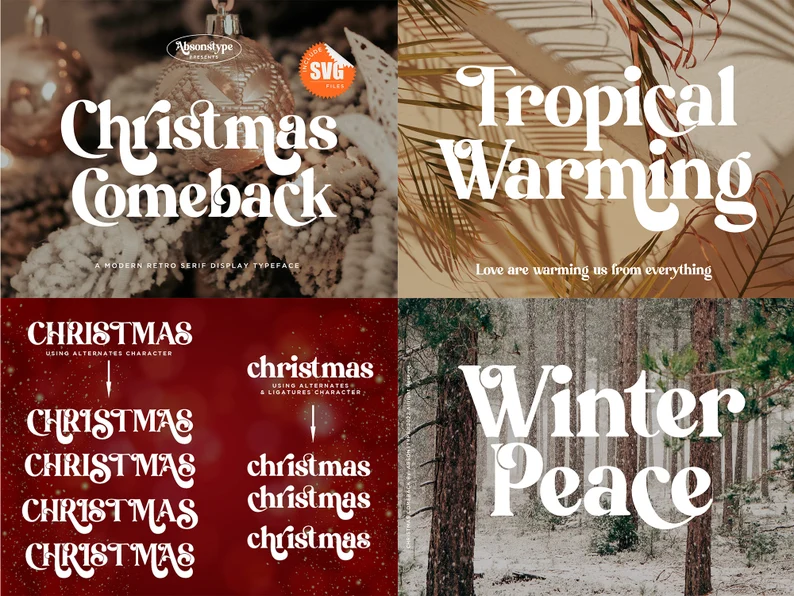 400 Retro fonts