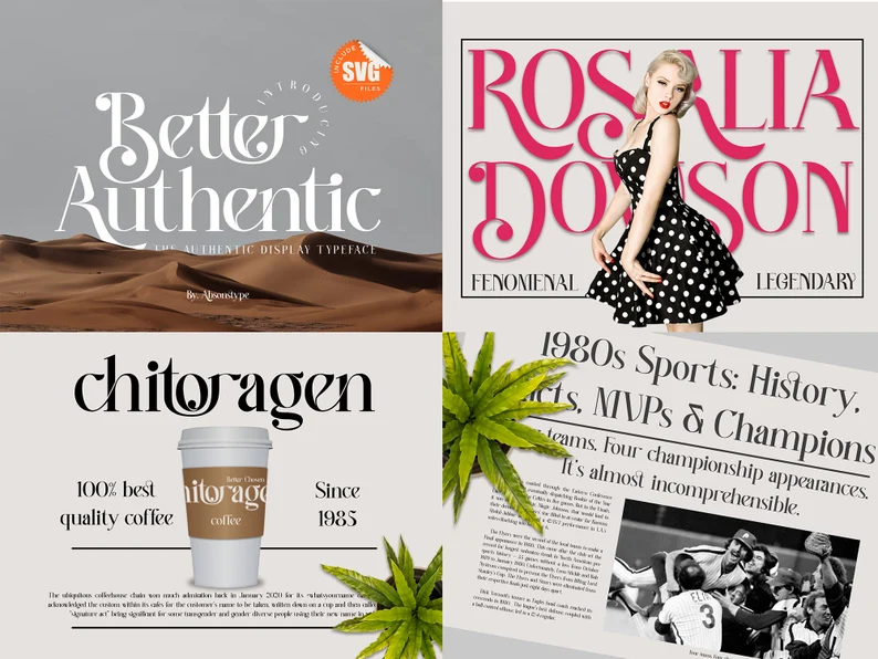 400 Retro fonts
