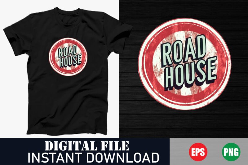 road house vintage movie t-shirt design – patrick swayze 80s action, road house iconic quote t-shirt, road house cult classic t-shirt