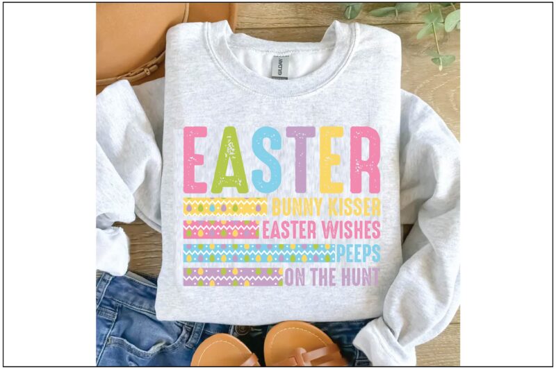 Easter Bunny Kisser Easter Wishes Peeps On The Hunt Shirt