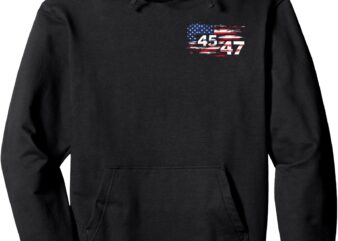 47 Trump Snowflake Removal Service On Back Crewneck 2 Sided Pullover Hoodie