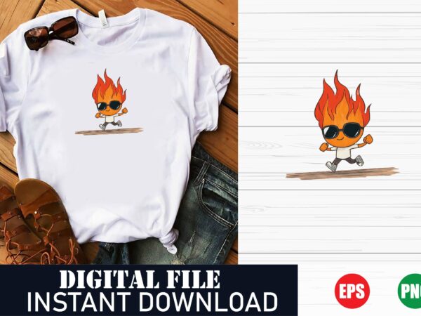 Funny burning flame t-shirt design, cute fire cartoon t-shirt, kawaii fire character tee, adorable fire graphic tee Funny burning flame t-shirt design, cute fire cartoon t-shirt, kawaii fire character tee, adorable fire graphic tee