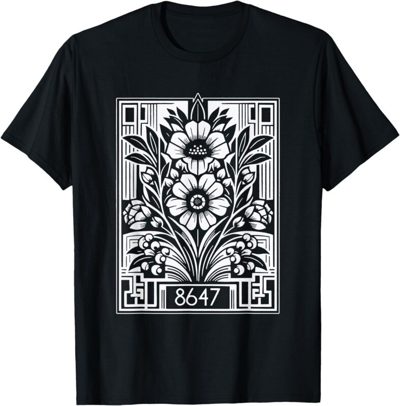 8647, Anti Trump, Floral Feminist, Subtle, Human Rights T-Shirt