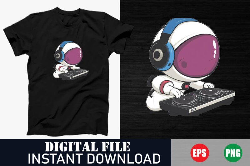 Space Soundscapes T-Shirt, Cosmic Soundwave Tee, Galaxy Music Graphic Tee, Astronaut Soundscape Design