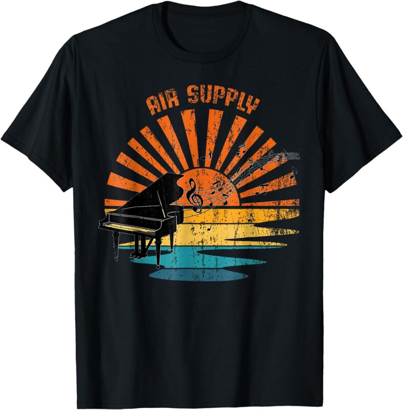 Air Vintage Supply Piano For Men Women T-Shirt