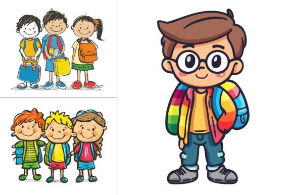 Back To School T Shirt Vector Graphic Bundle