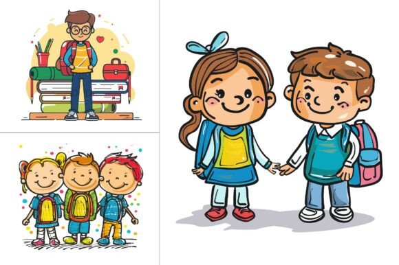 Back To School T Shirt Vector Graphic Bundle