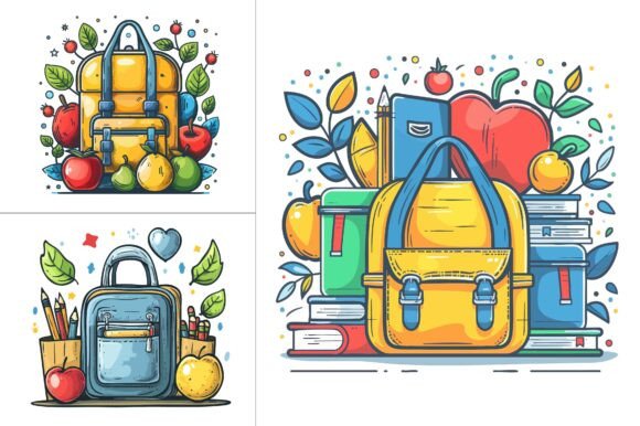 Back To School T Shirt Vector Graphic Bundle
