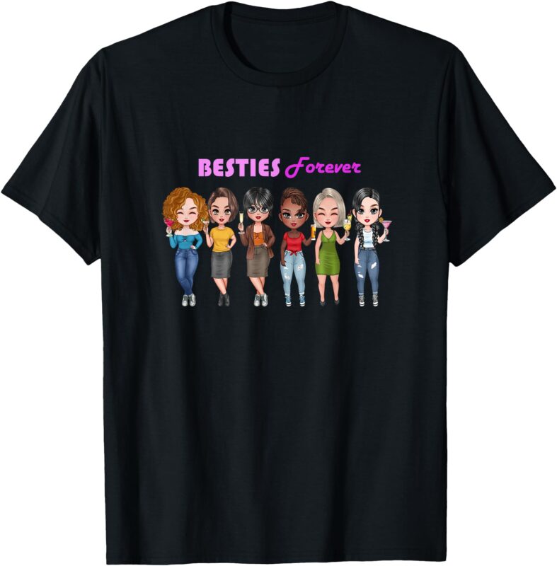 Besties Forever, BFF, Best friends, Drinking Buddies T-Shirt