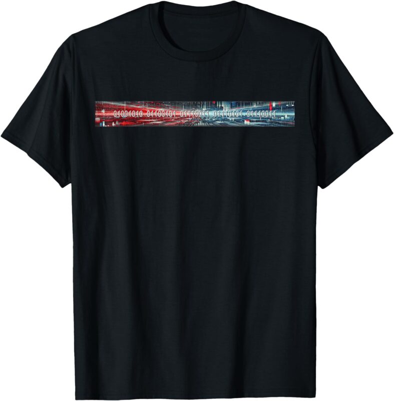 Binary Code Hidden Message T-Shirt