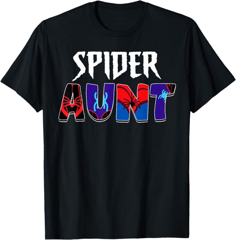 Birthday Party Spider Outfit Spider Aunt Women Girls T-Shirt