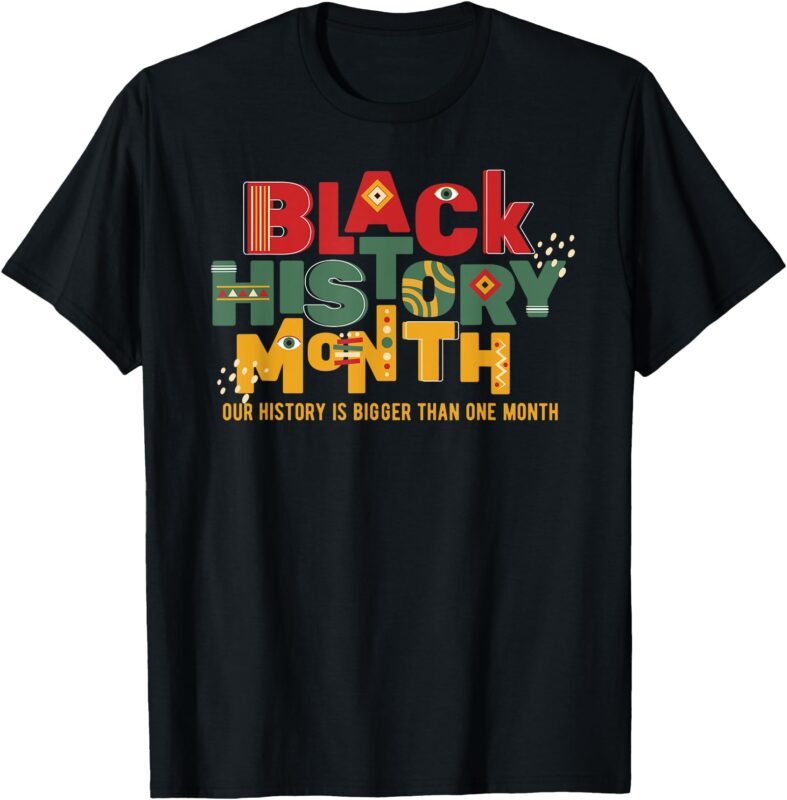 Black History Month 2025 Proud African American Black Pride T-Shirt