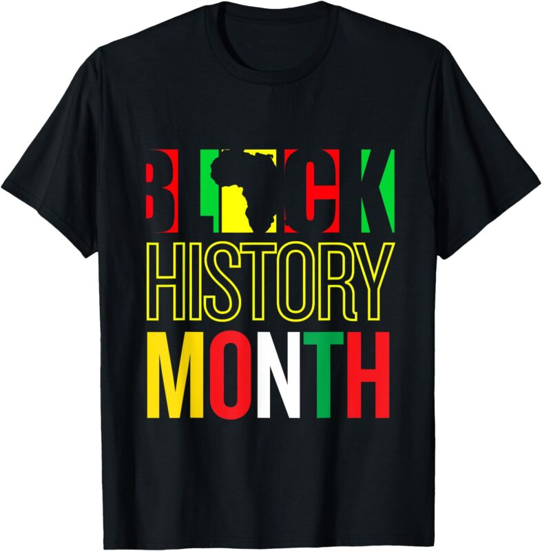 Black History Month African American Men & women T-Shirt