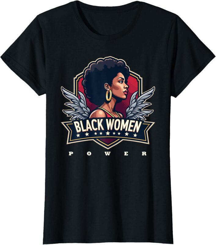 Black History Women Power Royalty Queen World Celebration T-Shirt