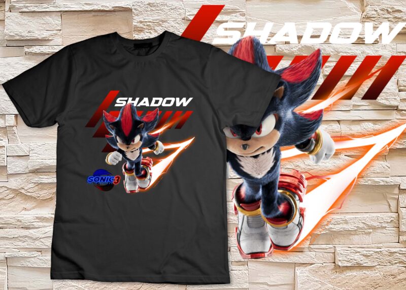 Sonic the Hedgehog 3 – Shadow Charge T-Shirt design
