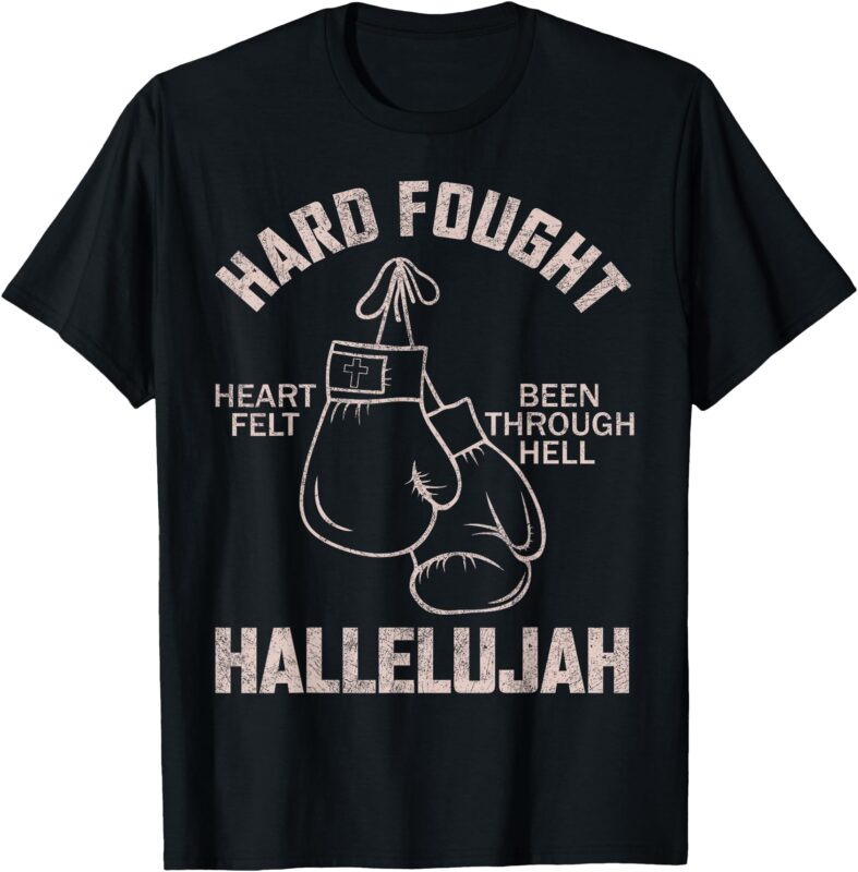 Brandon Hard Fought Hallelujah Praise Jesus Lake Merch T-Shirt