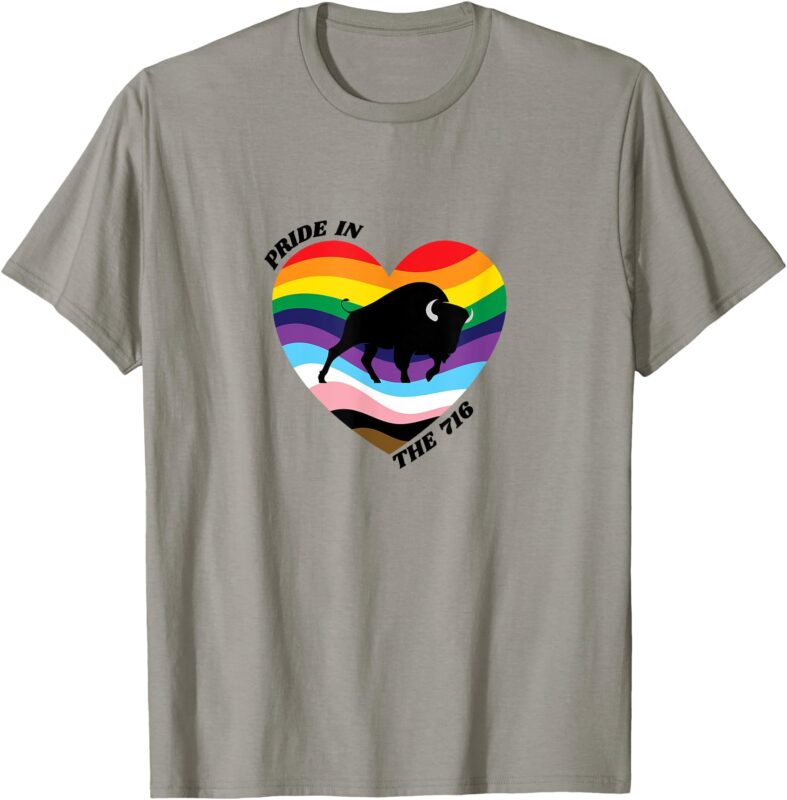 Pride In The 716 Buffalo Heart T-Shirt