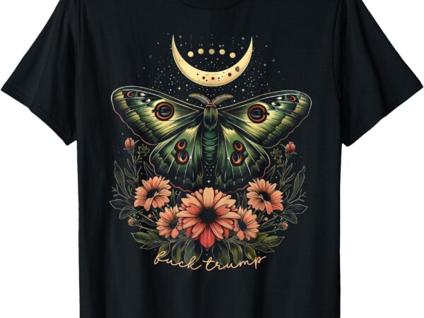 Celestial luna moth subtle anti trump t-shirt