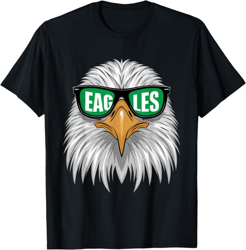 Cool Face Eagles With Sunglasses Vintage Eagles shirt Bird T-Shirt