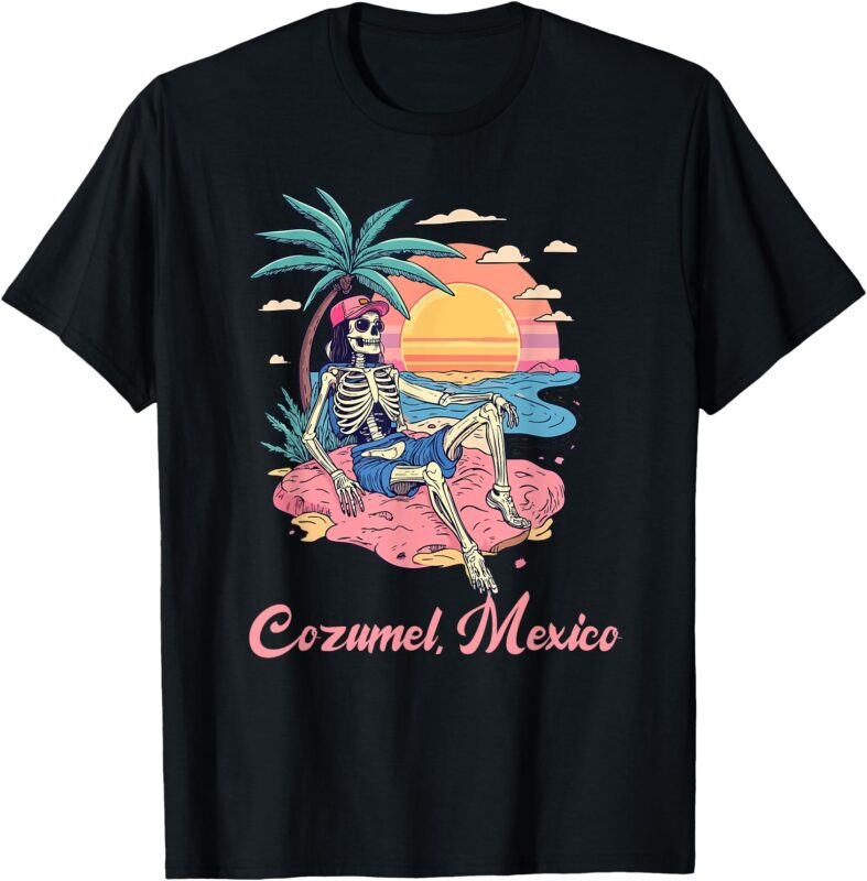Cozumel Mexico Souvenir Vacation Travel Men Women Reminder T-Shirt