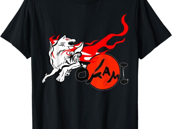 Retro basic animal lover quote okami funny fox cute cool t-shirt