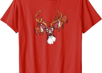 Deer babysits squirrels … T-Shirt