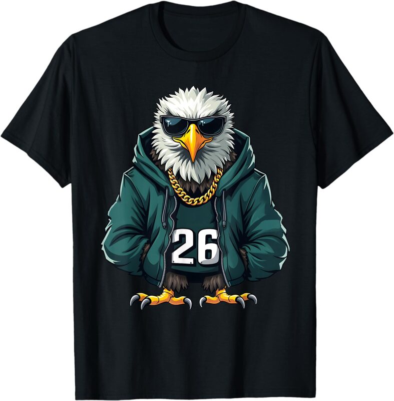 Eagle Vintage Cool Bird In Sunglasses For Men Women Kids T-Shirt
